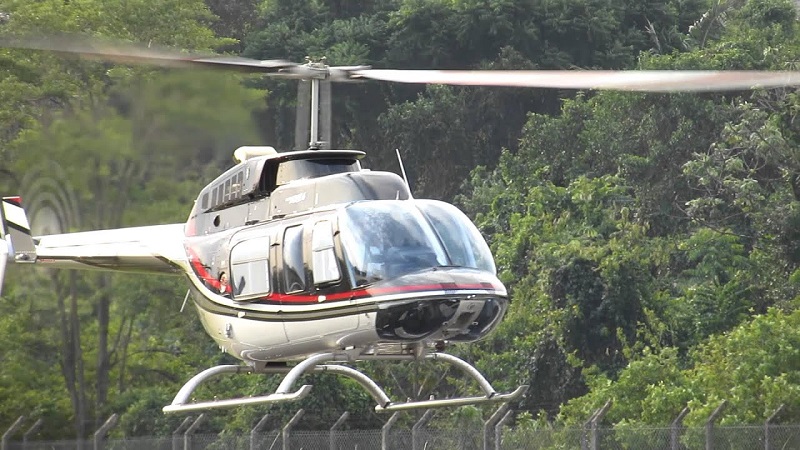 Bell 206 Florence helicopter transfers